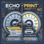 Transitioning from print() to echo for Performance Optimization in PHP