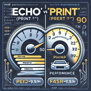 Transitioning from print() to echo for Performance Optimization in PHP