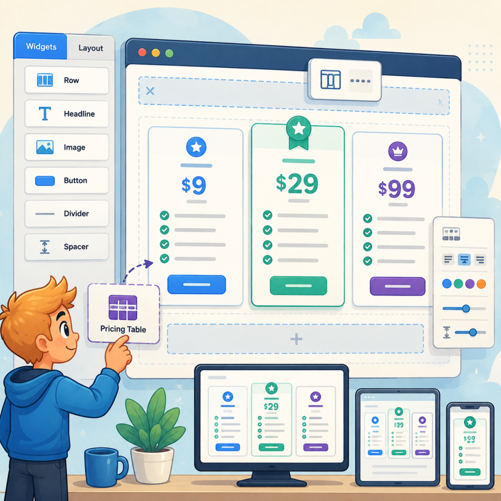 How to Add a Pricing Table in SiteOrigin Page Builder (Two Free Ways)